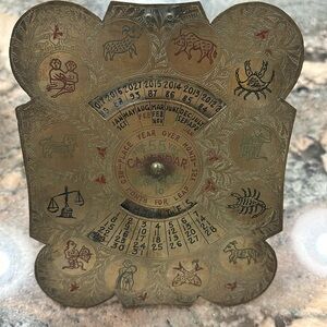 Vintage Brass 55 year calendar